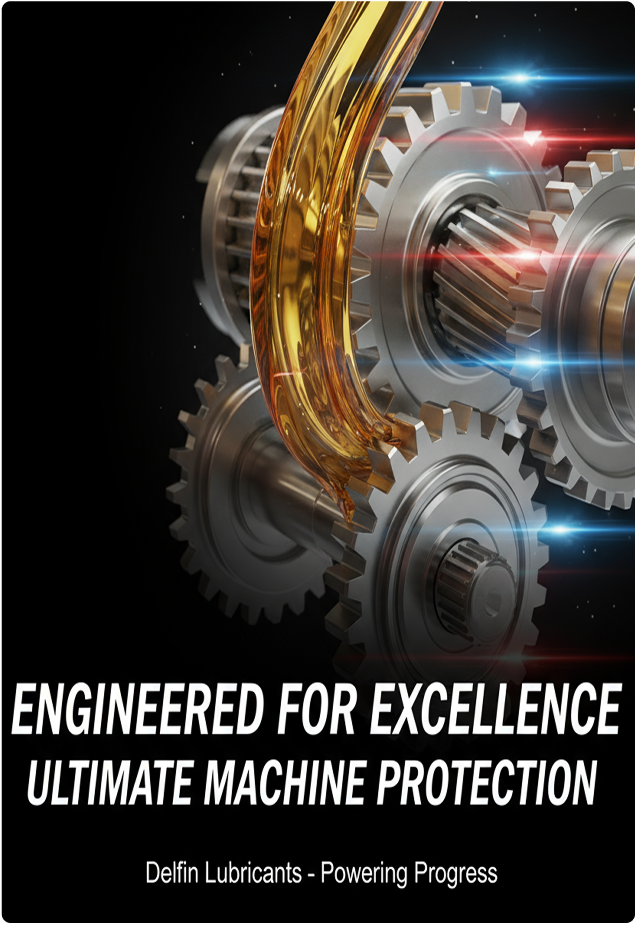 Машинное масло на шестернях